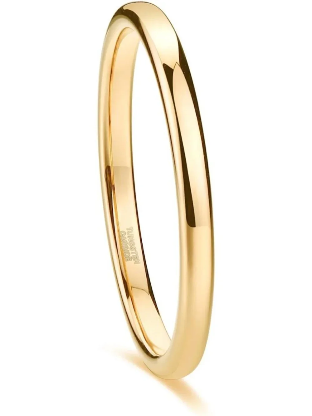 Tungsten Wedding Band Ring for Men & Women - 2mm, 4mm, 6mm, 8mm Sizes Available